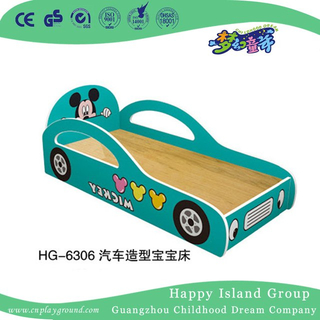 Karikatur-Auto-Modell-festes Holz-Schule-Bett mit Mickey Mouse (HG-6306)