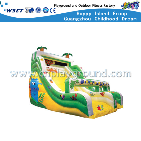户外儿童玩兔充气滑梯 (HD-9505)