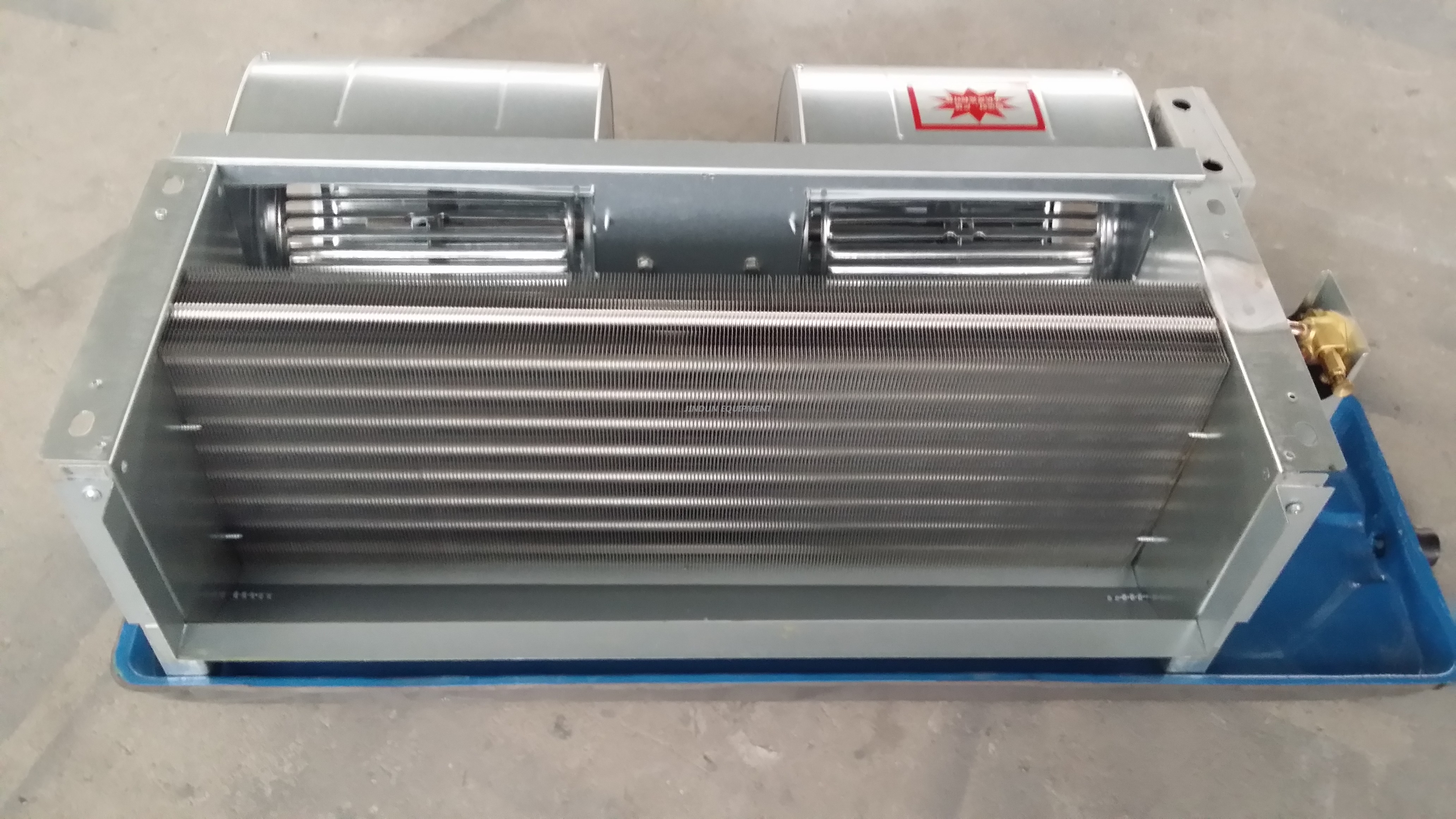 2pipe 4pipe type ceiling concealed Fan Coil for green house hotel restaurant