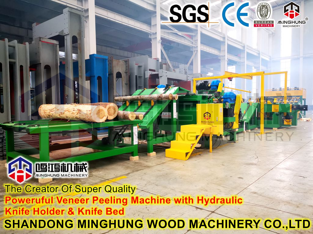 Mesin Produksi Rotary Veneer untuk Industri Kayu Woodworking