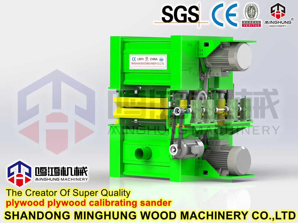 Mesin Woodworking Mesin Pengamplasan Kayu Lapis untuk Memproduksi Kayu Lapis