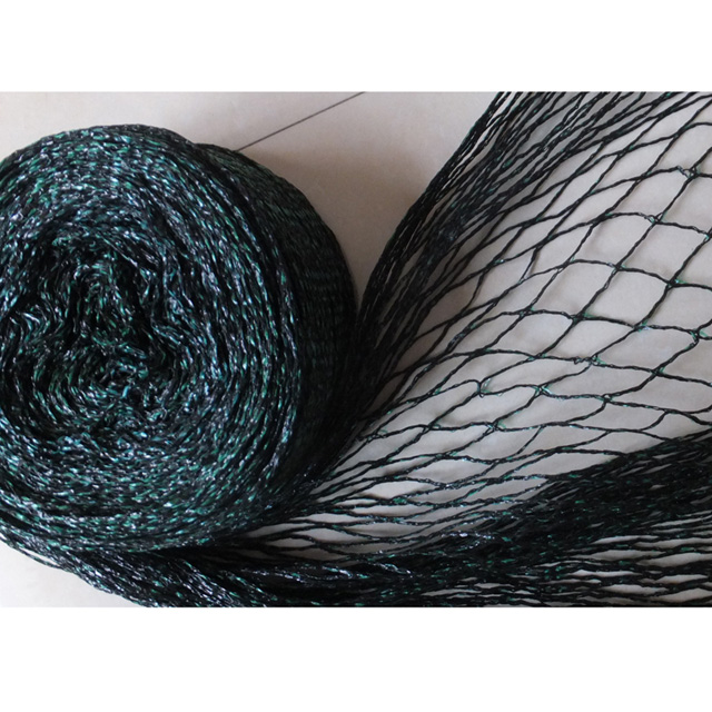 HDPE 20gsm 10X5M green and black color Anti Bird Net