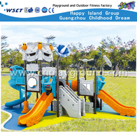 Günstige Multi-Slide Roboter verzinktem Stahl Spielplatz für Kinder (HA-06701)