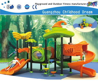 Самая низкая цена Открытый пластиковый слайд Овощная оцинкованная сталь Детская площадка для детей (HD-903)