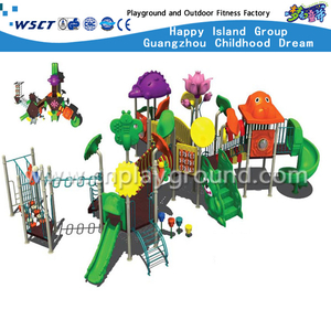 大型户外彩色儿童动物卡通镀锌钢板游乐场（M11-00801）