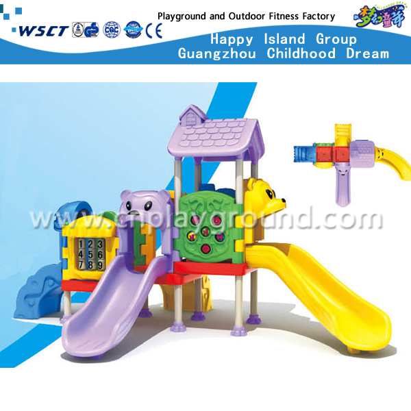 现货供应最受欢迎的小型幼儿塑料游乐场套装(M11-03203)