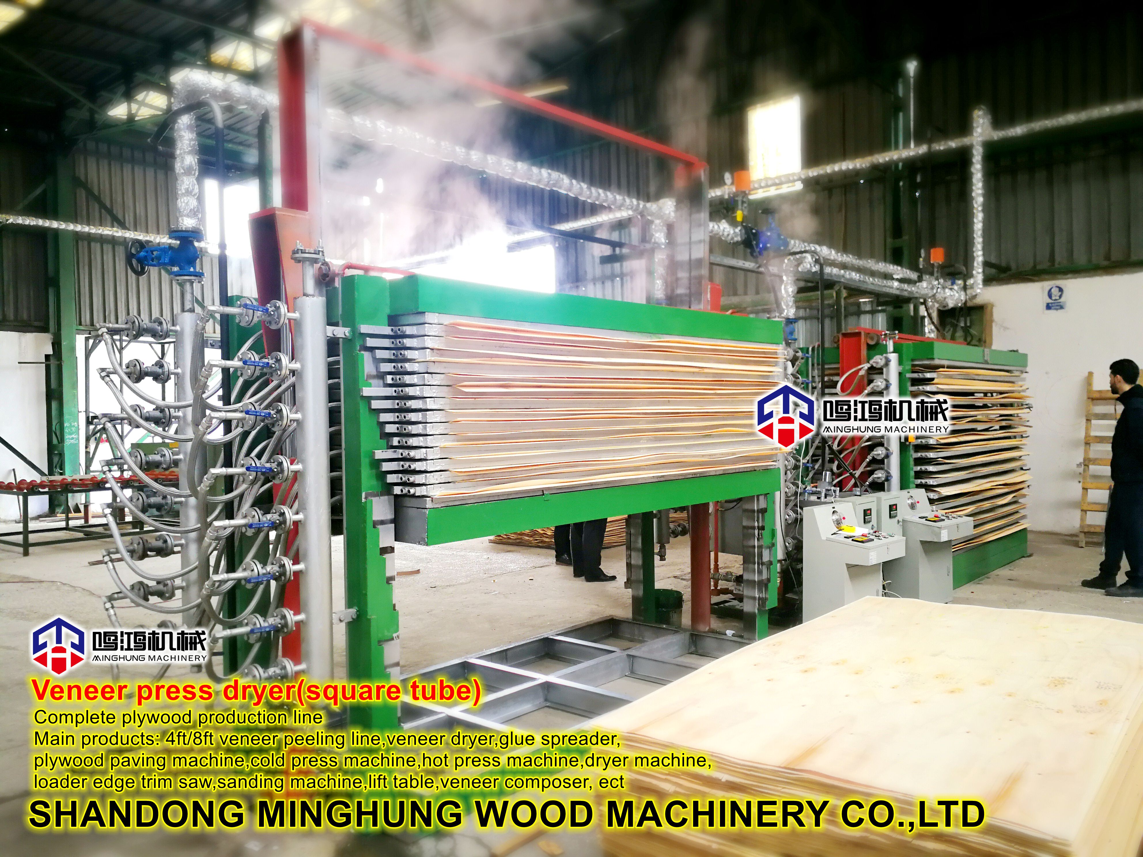 Mesin Pengering Woodworking untuk Pengeringan Veneer Kayu