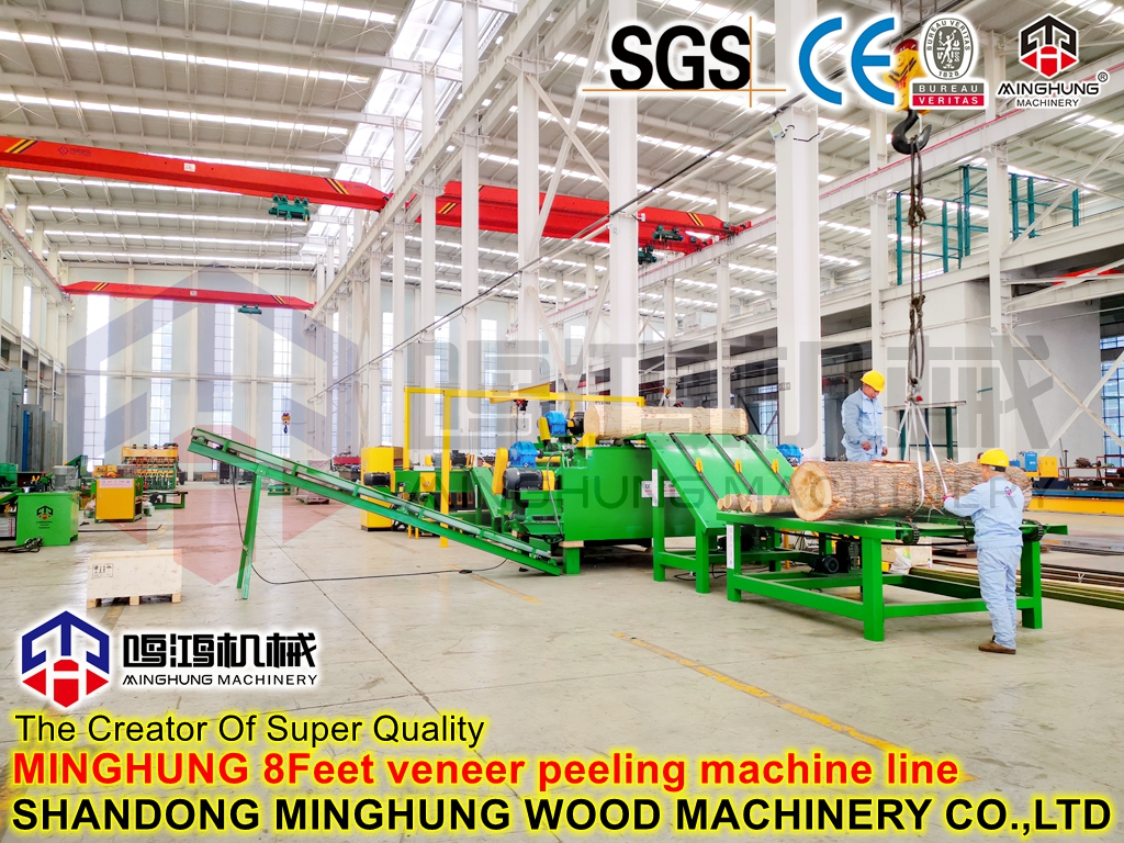 2700mm Veneer Peeling Line Dari Pabrik China