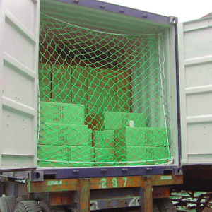 PP with UV 220gsm green color cargo net, container net,packing net