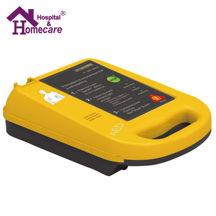 Medical Portable AED Automatic External Defibrillator With Self Test