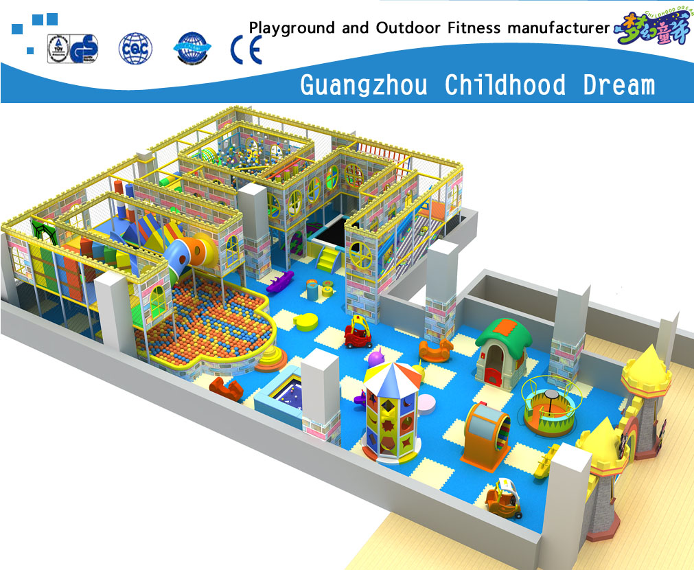 Frischer weicher kleiner Indoor-Spielplatz für Kleinkinder (M11-C0021)