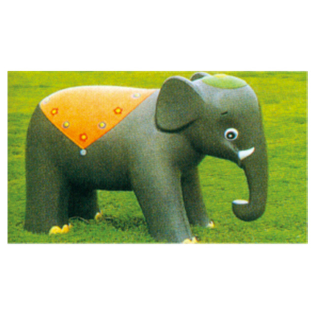 Freundlicher kleiner Elefant Cartoon Tierskulptur (HD-18913)