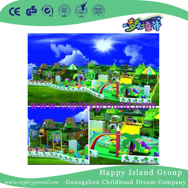游乐园室内大型儿童软体乐园（H14-绿色）