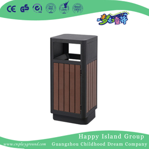 户外新型环保木塑复合垃圾桶（HHK-15208）