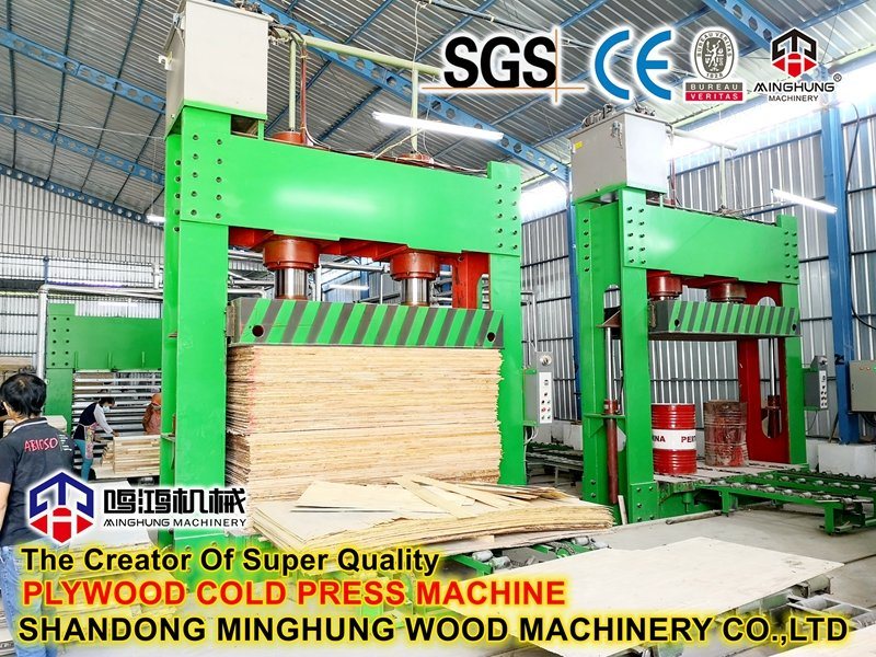 Plywood Pre-Press Cold Press untuk Produksi Kayu Lapis