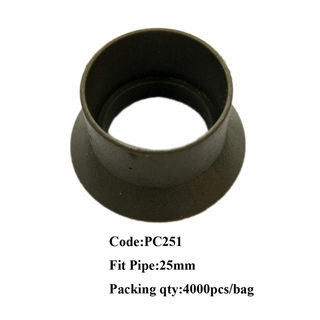 PVC Plastic cone for inner diameter 25mm and outer diameter 27mm pipe
