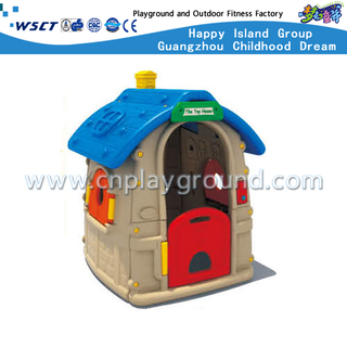 Kleine Plastikspielzeug Blue Roof Playhouse Spielplatz für Kleinkind spielen (M11-09503)