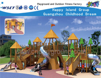 Коммерческая деревянная детская площадка для игровых площадок (HF-16901)