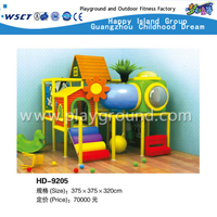 Спортивная площадка крытого капризного замока высокого качества Гуанчжоу крытая пластичная (HD-9205)