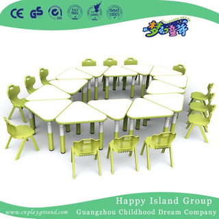 Schule Holz Dreieck Modell Tisch für Kleinkind (HG-4802)