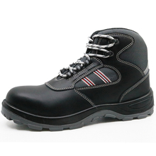 Slip resistant anti static leather botas de seguridad safety boots steel toe