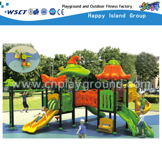 Outdoor Kinder Kunststoff Slide Baum Haus Spielplatz Ausrüstung (HC-5402)