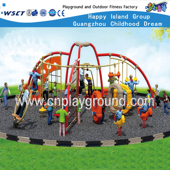 Kinder Outdoor Metall Komplex Spielplatz Set (HF-17901)
