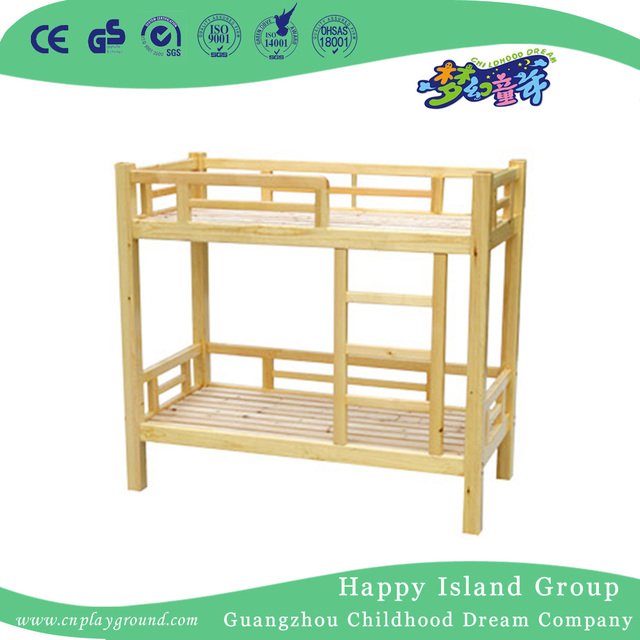 Gemütliches zweistöckiges hölzernes Schulbett für Kleinkinder mit Treppe (HG-6509)