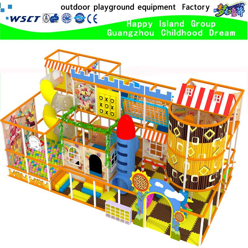 室内操场与动画片为孩子城堡和游乐园(H15-6004)