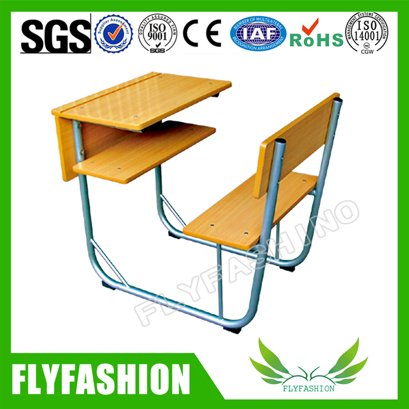 High Quality Combo Wooden School Desk And Chair(SF-89S)
