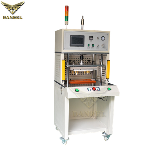 China Supplier DANREL Plastic Heat Staking Machine, Thermal Press Hot Staker for Riveting & Brass Threaded Inserting 