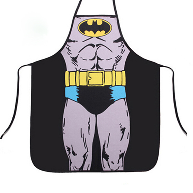 Superhero Home Cosplay Party Gift batman Apron for men