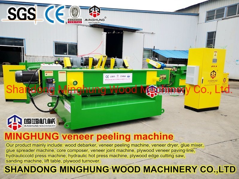 Mesin Bubut Veneer Kayu Mengupas untuk Log Max 1400mm