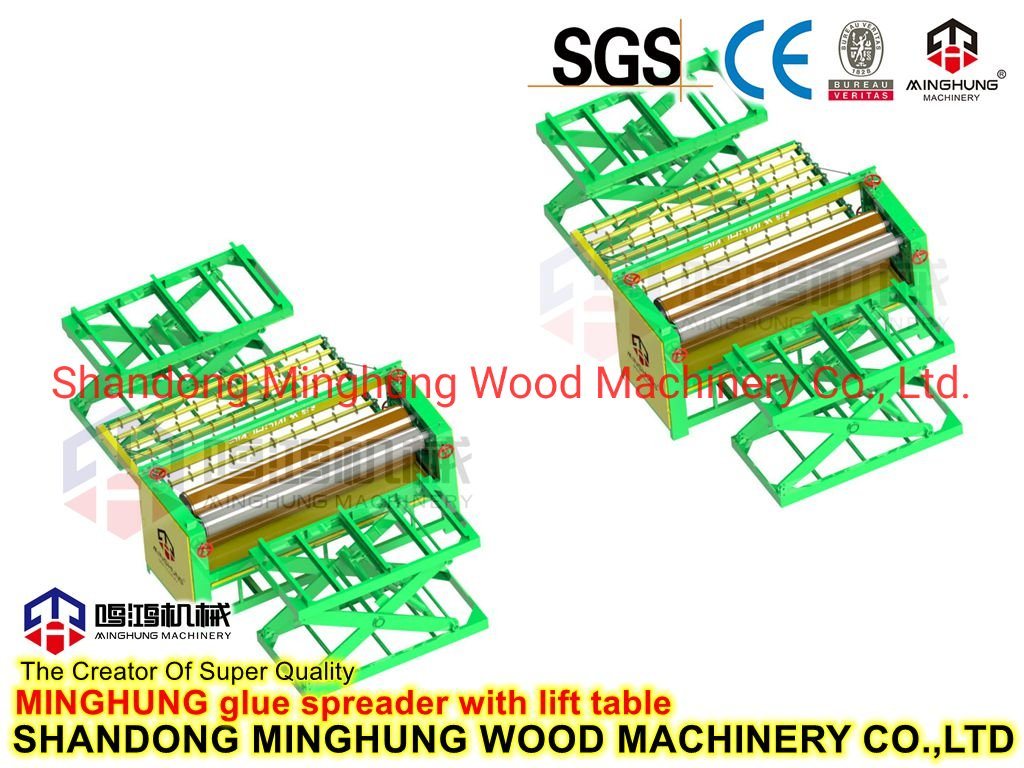 Mesin Penyebar Lem Roller Kayu Lapis Veneer