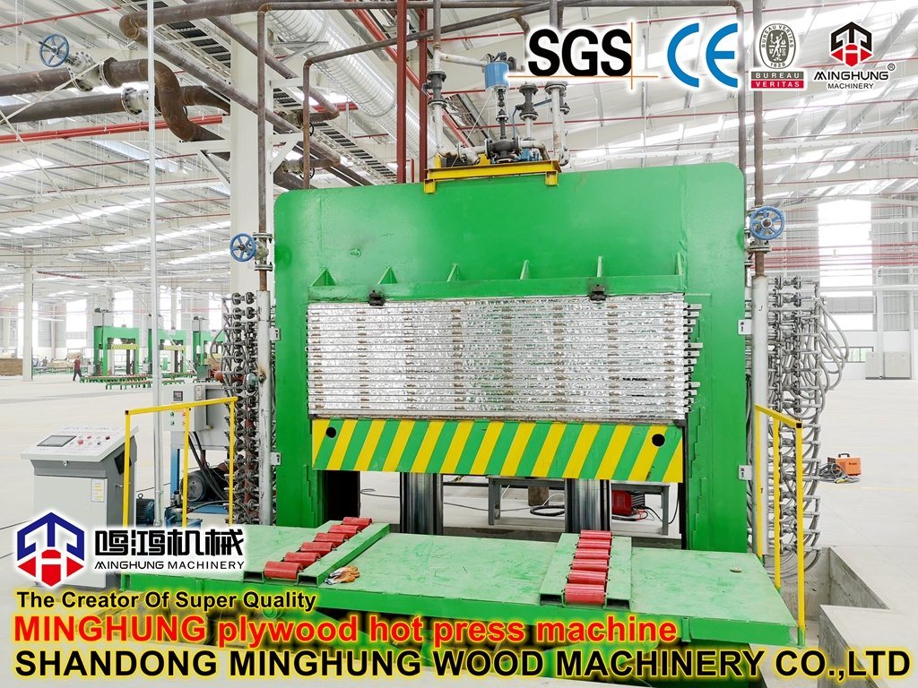 Mesin Press Melamin 800t untuk Mesin Press Panas Kayu Lapis
