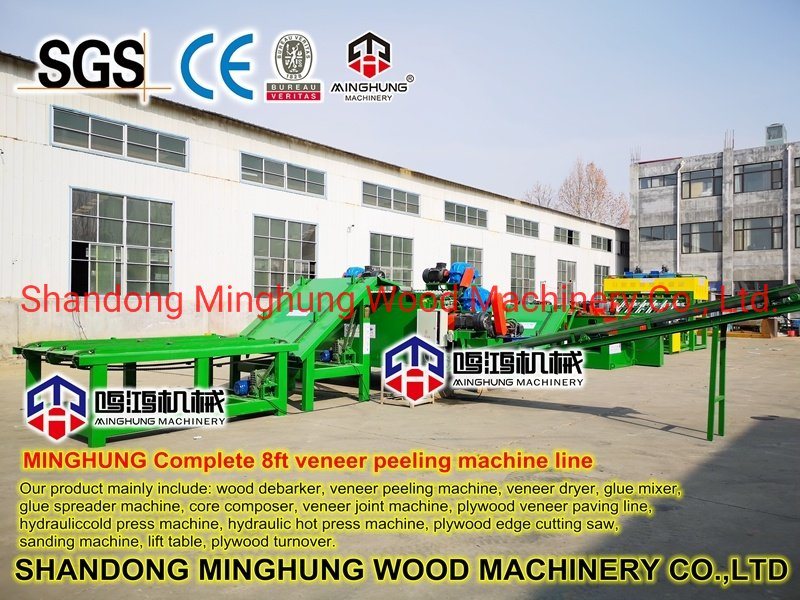 Mesin Pembuat Veneer Kayu Mesin Debarking Log