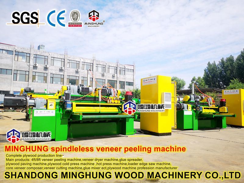 Mesin Pengolah Kayu untuk Mesin Pengupas Inti Veneer