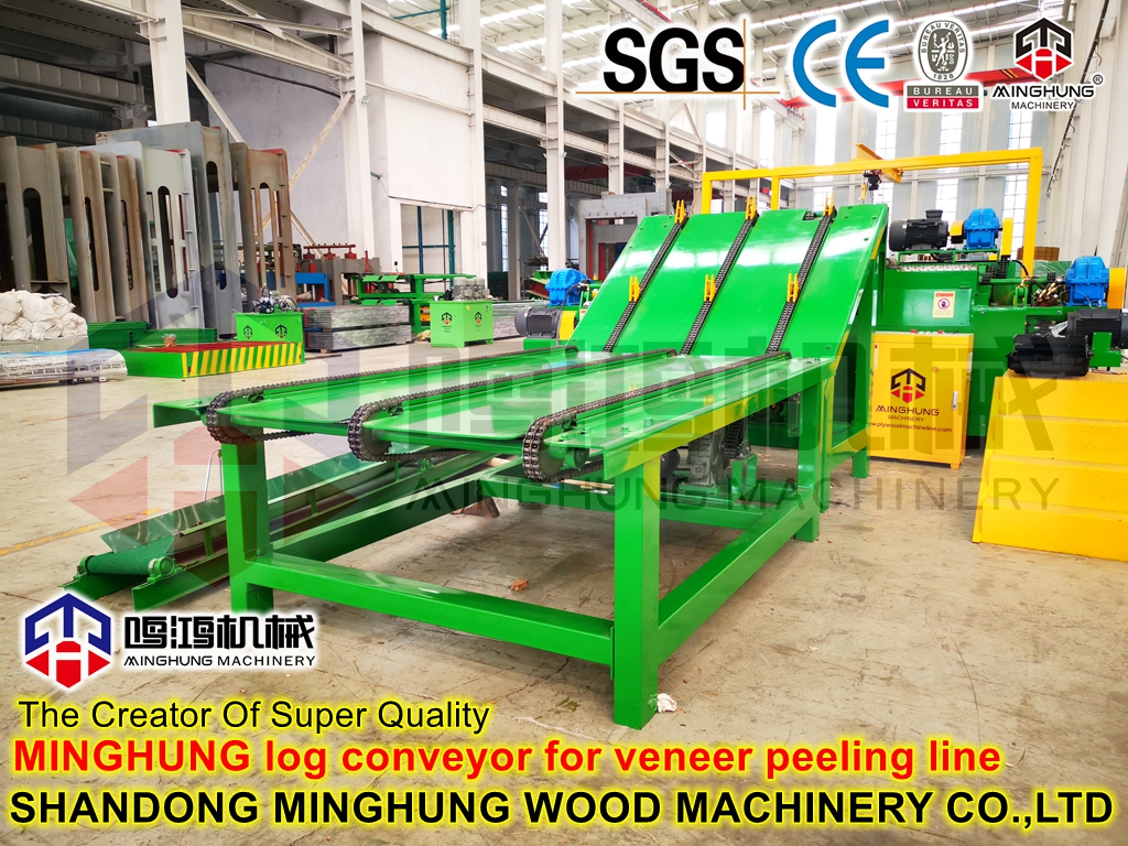 Pengumpanan Log Otomatis untuk Lini Produksi Veneer