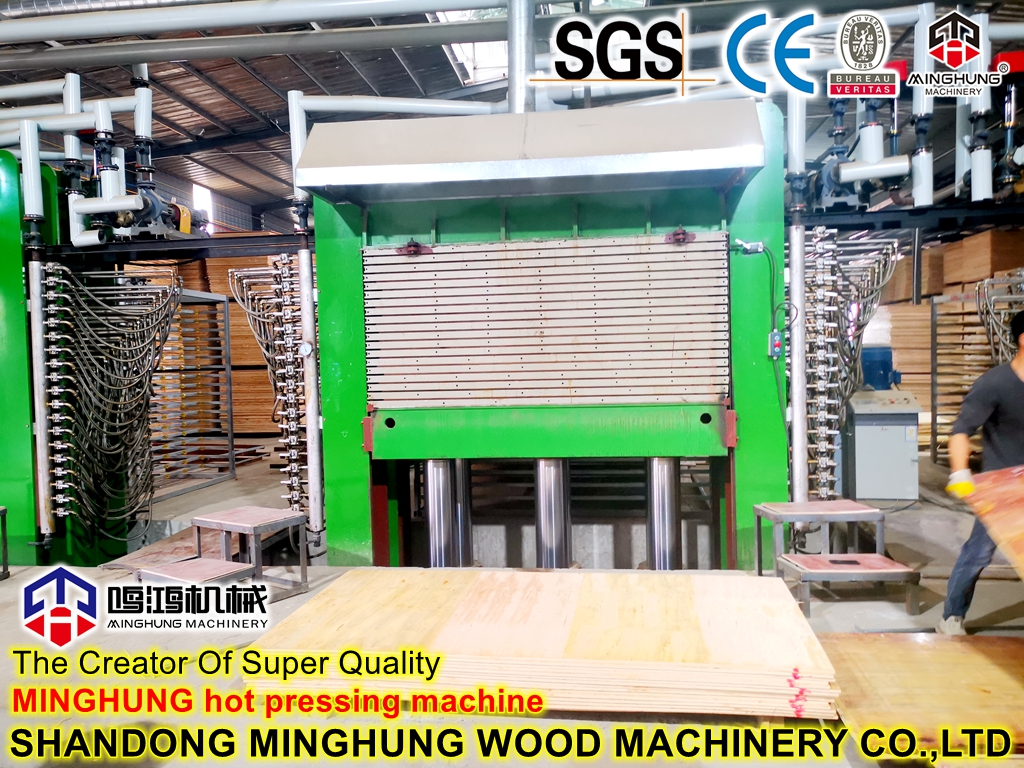 Mesin Woodworking Mesin Plywood Mesin Hot Press