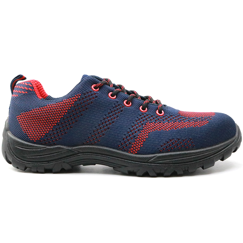 Low ankle lightweight metal free fashion sport safety shoes composite toe