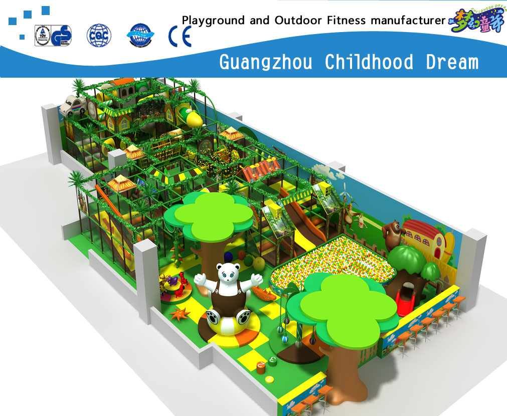 Adventure Green Forest Indoor-Spielplatz zum Verkauf (MT-7101)