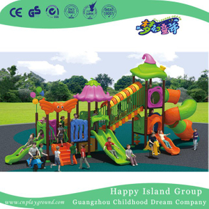 Kindergemüsedach-Spielplatzgeräte im Freien mit zylindrischem Dia (HG-9301)