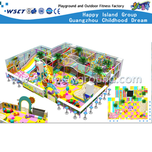 Mittlere Karikatur-Innenspielplätze mit Dia-Ausrüstung für Einkaufszentrum (H13-60022)