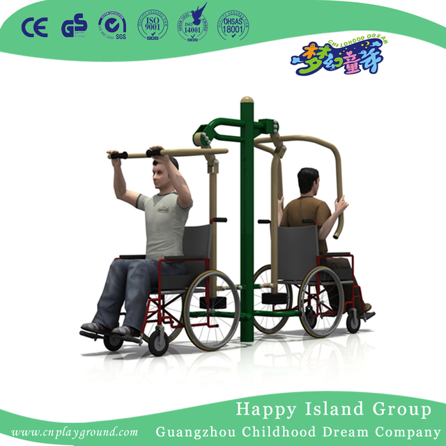 户外残疾人健身器材 运动恢复训练用坐推训练器材 (HLD14-OFE02)
