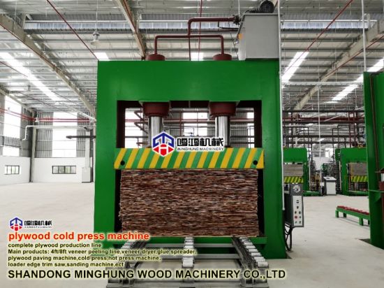 500t 600t Mesin Press Dingin Woodworking untuk Pembuatan Kayu Lapis