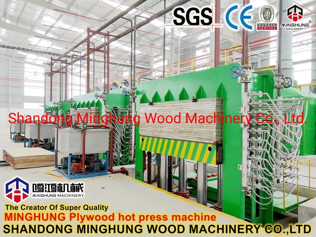 Mesin Hot Press Kayu Lapis untuk Mesin Pembuat Papan Woodworking