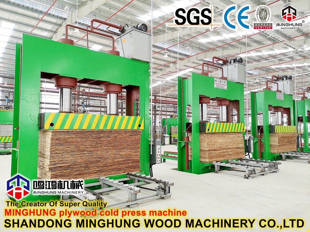 Mesin Pre Press Kayu Lapis Mesin Press Dingin untuk Produksi Kayu Lapis