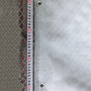 HDPE 140gsm grey color scaffold net
