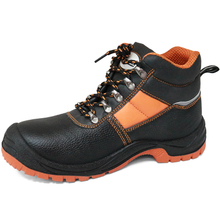 Cheap slip resistant pu upper steel toe industrial work shoes safety