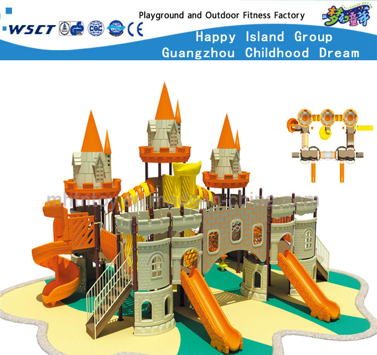 城堡系列儿童室外大型不锈钢组合游乐设备 HF-15801